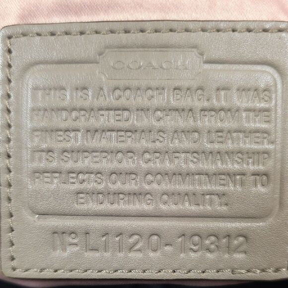 Coach Kristin Woven Leather Bag - Crossbody or Satchel - Picture 12 of 14